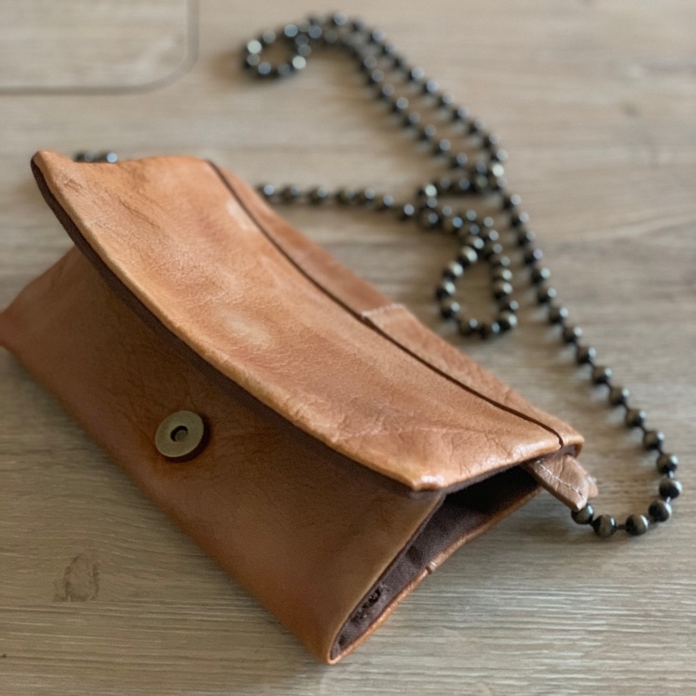 Free People Brown Leather Crossbody 💫